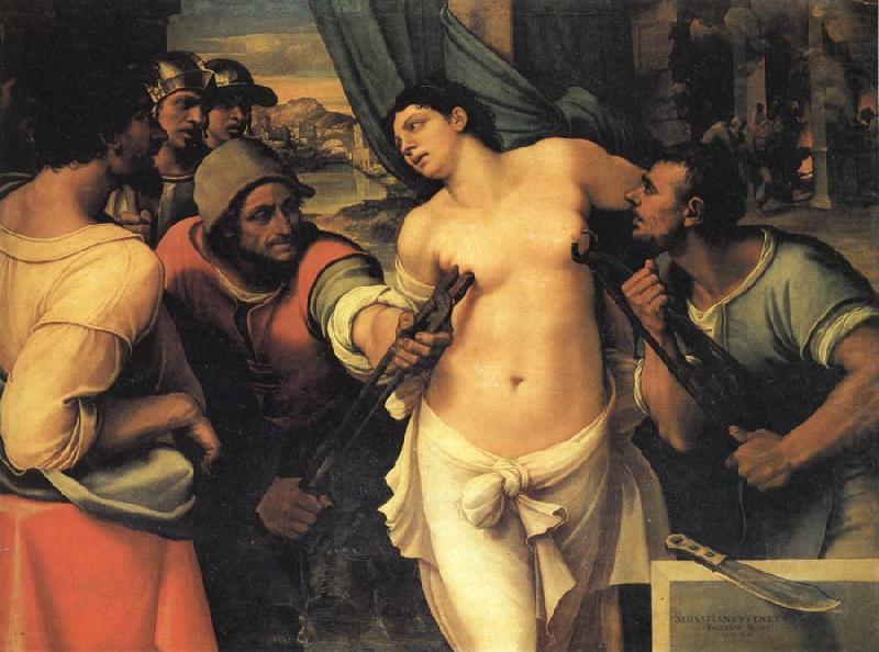 The Martyrdom of St.Agatha, Sebastiano del Piombo